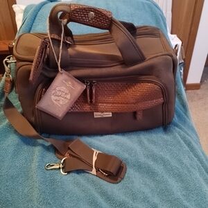 Tommy Bahama Brown Duffel Bag